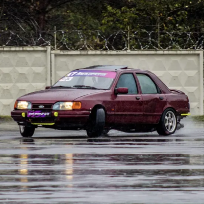 drifting ford sierra